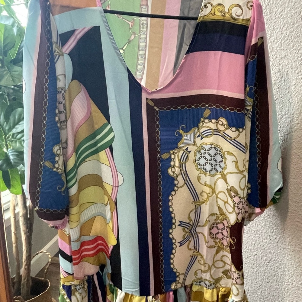 Printed dress NWT